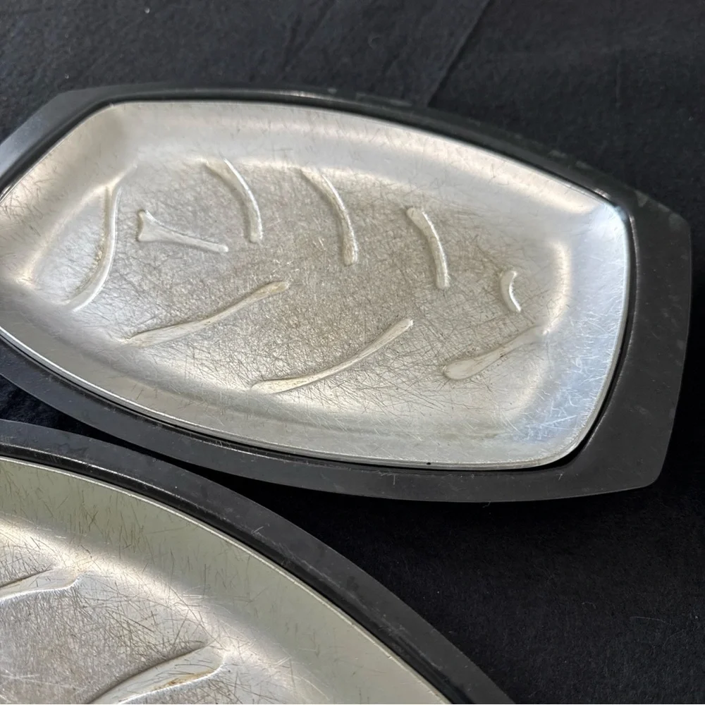 4 Vtg NORDIC WARE Sizzler Steak & Fajita Servers Plates USA  NO. 52 Platter MCM